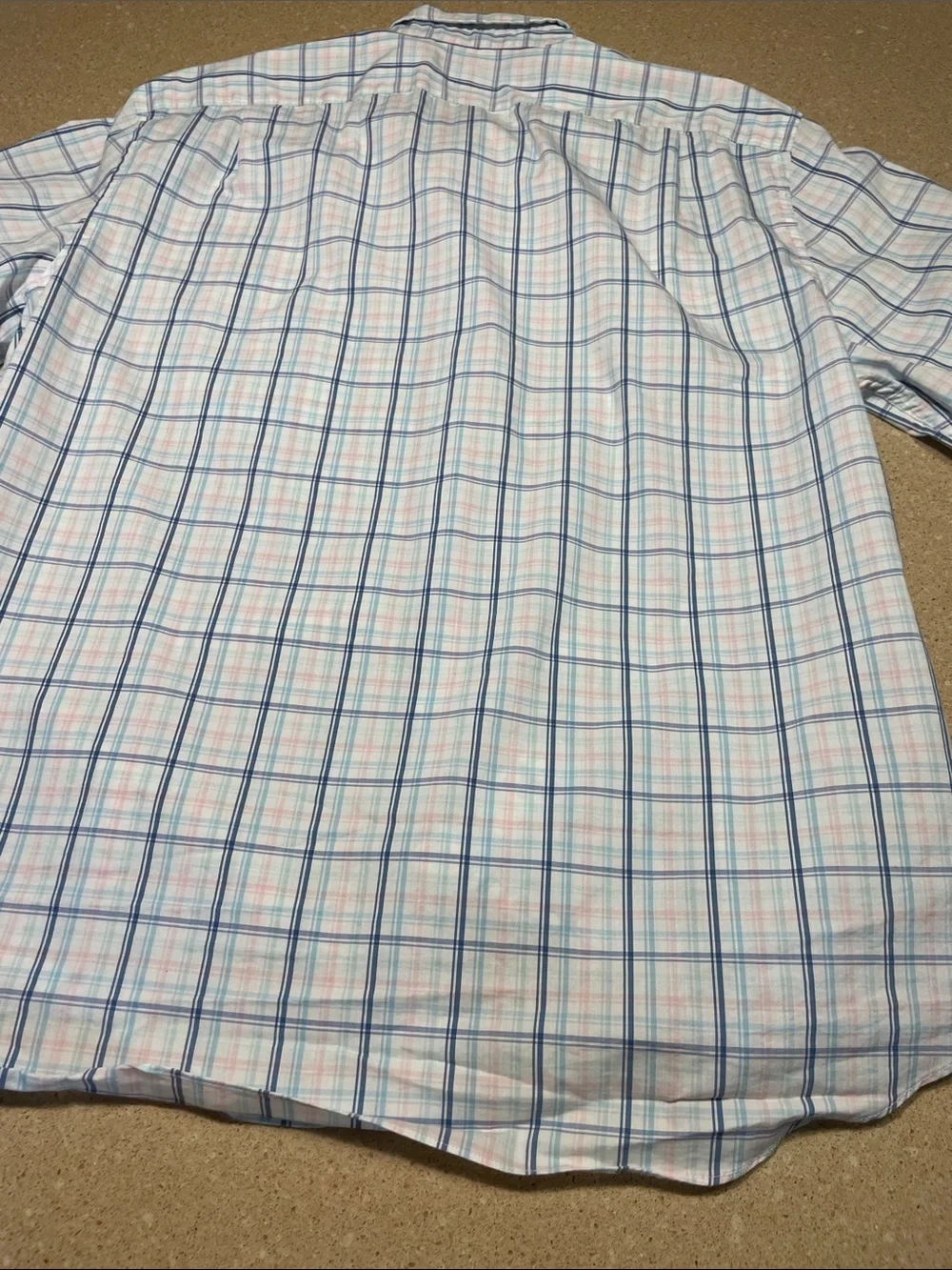 J. Crew Men's Plaid Button-Down Shirt - Light Blue & Pink